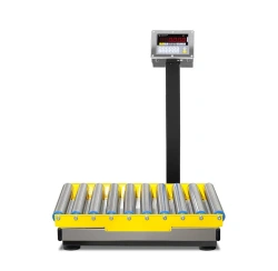 Electronic scales with programmable weighing limits and counting discreteness PVm with roller conveyor