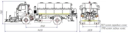 Road maintenance machine with a set of summer equipment model MK-4532-05