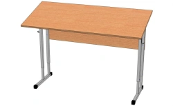 Pupil's table adjustable, with table top inclination adjustment. Height group from 5 to 7. Model: 2SURN-3