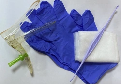 Set of gynaecological articles for taking cervical and vaginal secretions disposable sterile "Femina®" with mirror "Zolot