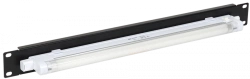 LE05-1U1 ITK 19" light panel, 1U, with manual switch on, black