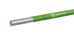Copper wire of round or rectangular cross-section insulated with two layers of filament of VMPS grade with impregnation of each