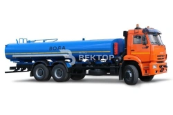 Tank truck for transportation of food liquids (technical water) ??? 4680A5-20 on chassis KAMAZ 6520-53, 6520-54, 6520-B5