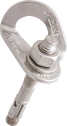 Slotted clevis assembly, stainless steel, l. 12 mm, item vnt 1192 set 1198