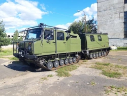 Snowmobiler caterpillar two-track GAZ-3344