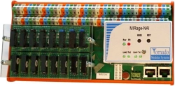 Analogue input device. 16 unified voltage signals, group galvanic isolation, sensor power supply (MIRag