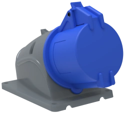 PSN11-032-3 Stationary socket SSI-123 32A-6h/200-250V 2P+RE IP44 MAGNUM IEC