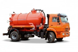 Oil and gas condensate collection tanker AKN/AKNS 4680D1-30 on KAMAZ 43253-G5 chassis
