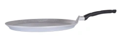 Pita pan 350mm (uncoated) cast aluminium TM Kukmara, with Bakelite handle