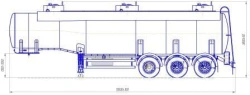 Semi-trailer tank-trailer PPTS-968810-40 for transportation of light oil products