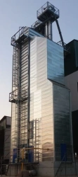 Stationary shaft type grain dryer with air recuperation system model SGR50