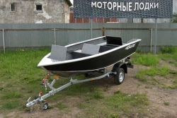 Motorboat BESTER-420 aluminium all-welded motorboat
