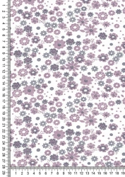 Mixed melange knitted fabric (XL-50%; PE-50%), lastic 1+1