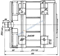 Traction asynchronous motor DTA-350M