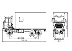 Special van truck, model 677528, on chassis URAL 4320-78, URAL 4320-80, URAL 4320-82, URAL 4320-84, according to TU 29. 10. 59-