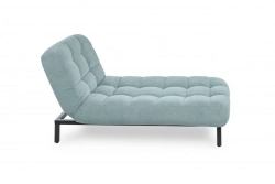 Couch on metal frame of "Edelwood" trade mark
