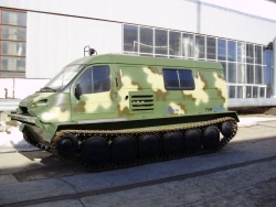 Caterpillar snowmobile model GAZ-34039 model set 34039-0000045