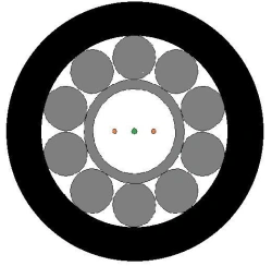 Optical geophysical cable KOB-1(2)-300