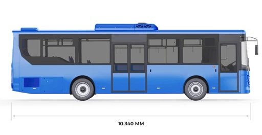 Low-Floor Urban Bus KAVZ 4270-82 with YAMZ Engine