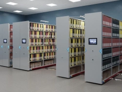 Shelving unit automated with electronic control