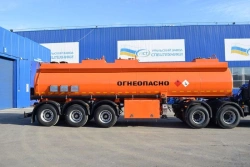Semi-trailer-tanker, UZST brand, type 9177, modification 9177-0000053
