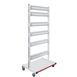 Special furniture, including antistatic and cleanroom furniture of the trade mark "GRESSON": Mobile rack for trays of the SPL se