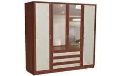 Wardrobe with compartment doors with mirror FML0016