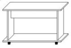 Coffee table for trade enterprises