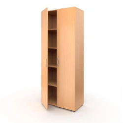 Closed cupboard for teaching aids