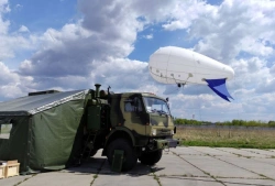 Mobile tethered aerostat complex "AKV-05"