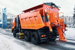 Combined road sweeping machine MKDU-2GM