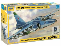 Assembled model Russian tank fighter Su-39