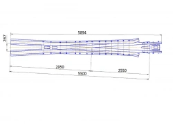 Cross member of type P65 type 1/11 of project SP408-01