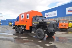 Cargo-passenger truck, Mobile workshop with CMU, Mobile laboratory with CMU, Cargo-passenger truck with CMU (KAMAZ-43502-45 chas