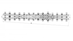 Cross member of type P65 of grade 1/11 of project H01.001.3000.00