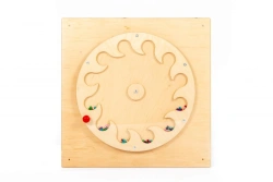 Tactile Wheel wall panel