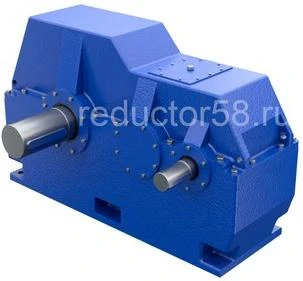 Cylindrical Horizontal Two-Stage Gear Reducer Novikov CDN-630, CDN-710
