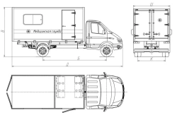 Cars of modifications 3008AL - 1, 3008AL - 2, 3008CL - 1, 3008CL - 2 on the basis of GAZ chassis of modifications 3302, 330202,