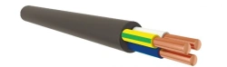 Power and control cable, not spreading combustion, with insulation and sheathing made of polymer compositions not containing hal