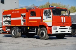 Foam extinguishing vehicle APT (3,0-5,0)-100, type 58816T, modification APT (3,0-5,0)-100 (53605), on chassis KAMAZ-53605-A5, 53