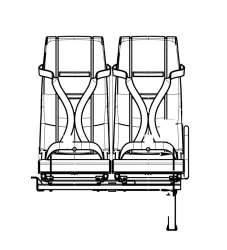 Passenger seat DS15.6840.014-210