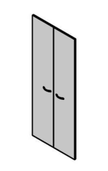 LDF high doors. Set of furniture "Work"