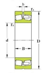 Deep groove spherical roller bearing 3003752
