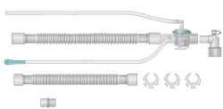 Respiratory devices for joint use with anaesthetic and resuscitation equipment, version: p