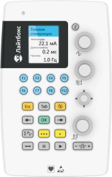 Electroneuromyograph three-channel with function of investigation of evoked brain potentials and built-in keyboard "Lightbox"