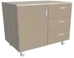 Medical cabinet with drawers and door KSTTM 2-06