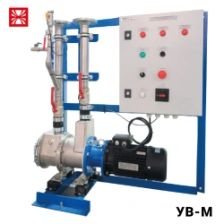 Vacuum pumping unit with shredding pump "UV-M-13"