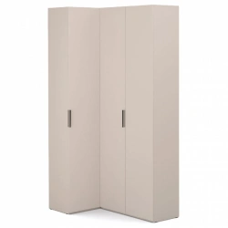 "SOHO" FHA-02.DS, Cabinet corner. 400/400, ogr.(corner +2dv.FCD, otdv.pants.) (beige) from the set of modular furniture "SOHO"