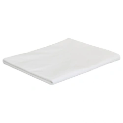 Bleached cotton calico sheet 214x116CM white 138G/M2