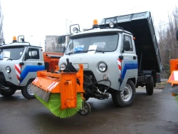 Multifunctional combined machine MKM-1904-06 "Cleaner" with attachments